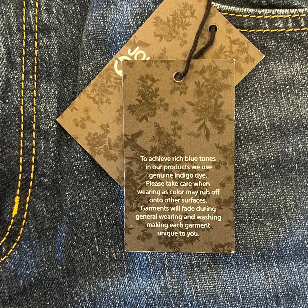 NWT originally $198 Johnny Was Sasson Sancere Straight Leg Jean size 32 - Picture 15 of 16